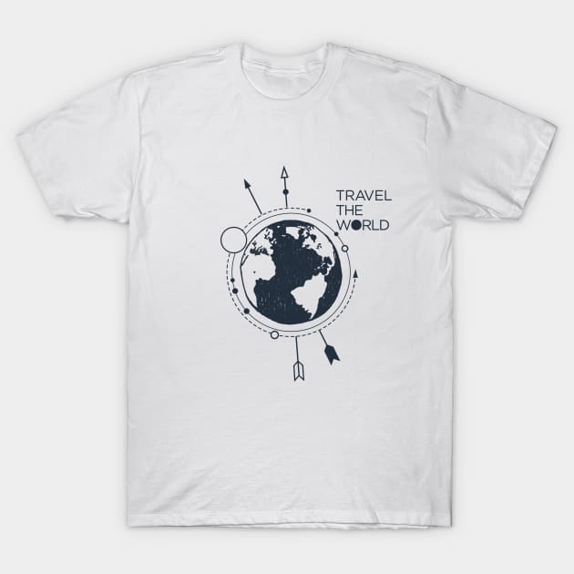 Travel The World T-Shirt by SlothAstronaut